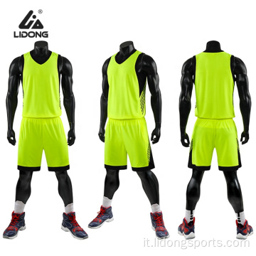 Ultima uniforme da basket da basket di maglia da basket